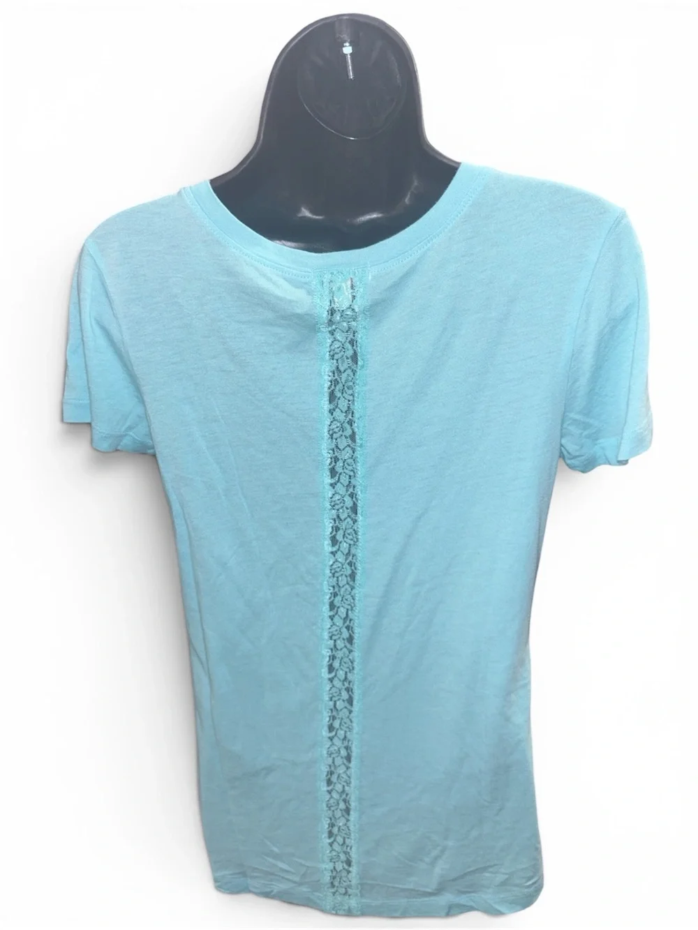 INSOMNIAX Teal Lacey-back Sleep Shirt